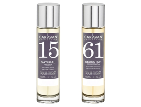Set de 2 perfumes CARAVAN hombre Nº61 y Nº 15