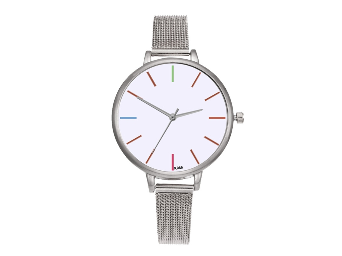 Reloj De Moda Para Mujer Zhoulianfa, Con Brazalete De Malla Redonda, Movimiento De Cuarzo, Estilo Casual Y Elegante.