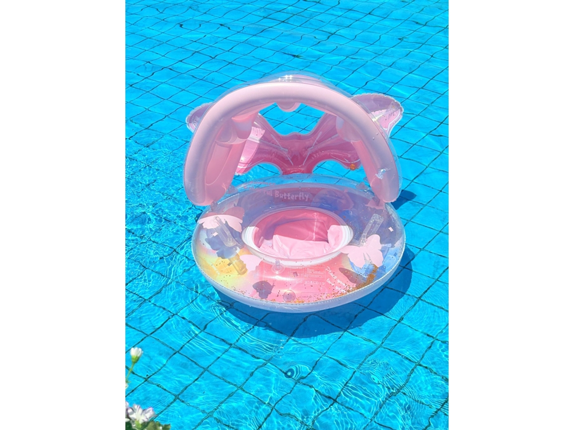 Flotador hinchable de sirena para niños, ideal para actividades de verano al aire libre, duradero y antivuelco.