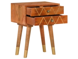 Maison Exclusive - Mesita De Noche De Madera Maciza De Mango 43x30x58 Cm