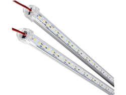 Tira de LED rígida impermeable de 50 cm, aluminio, DC12V, 36 LED blancos, paquete de 2 unidades para iluminación empotrada y