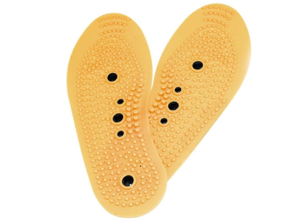 Plantillas magnéticas unisex de acupresión para la prevención de la fascitis plantar, con función de masaje de pies.