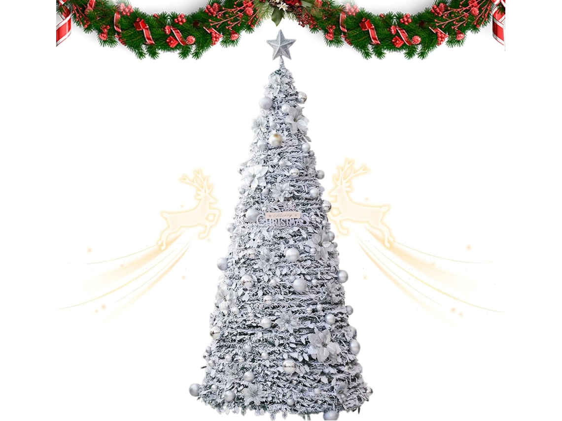 Árbol De Navidad Plegable - Decoración Artificial Reutilizable Para Fiestas, Árbol De Navidad Portátil Para Fiestas