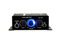 Mini amplificador (sonido limpio, portátil)
