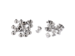 Juego De 20 Remaches De Latón Con Tornillos De Cabeza Plana Para Reparación De Cuero De 6,5 Mm