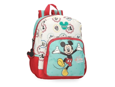 DISNEY Mochila Escolar Poliéster Mickey Best Friends Together Multicolor