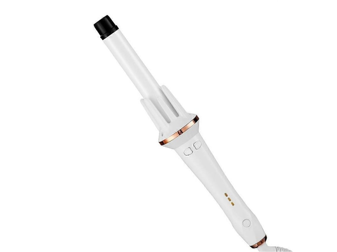 Peine Rizador De Pelo Con Iones Negativos, Blanco, Enchufe Europeo.