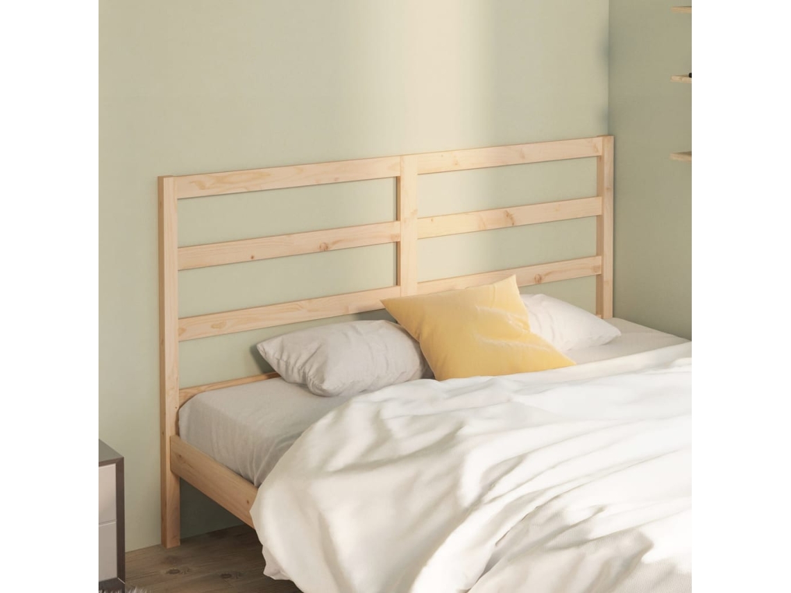 Cabecerocabecero De Camapanel De Cabecera Madera Maciza De Pino 126x4x100 Cm