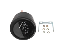 Medidor de voltaje de generador de 24 V con indicador de voltaje de esfera transparente, universal, para autobuses, camiones y tractores.