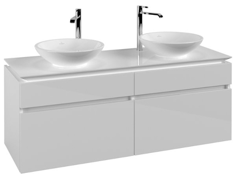 Mueble de tocador Villeroy &amp Boch Legato B592 1400x550x500mm 2 lavabos
