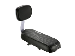 Asiento Trasero Para Bicicleta Con Respaldo Acolchado De Cuero Sintético Pu Para Portaequipajes Trasero