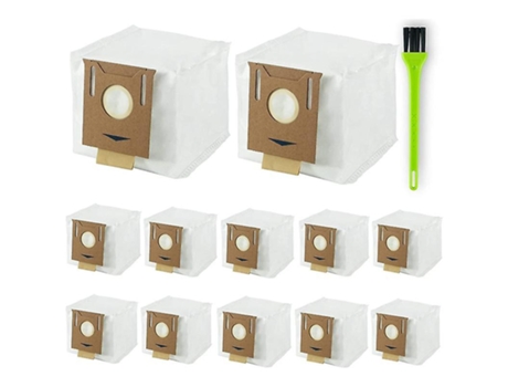 Saco de pó descartável 12 peças para ecovacs deebot ozmo t8 t8 aivi t8 plus