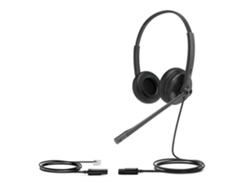 Auriculares con Micrófono Yealink Yhs34 Lite Dual Negro