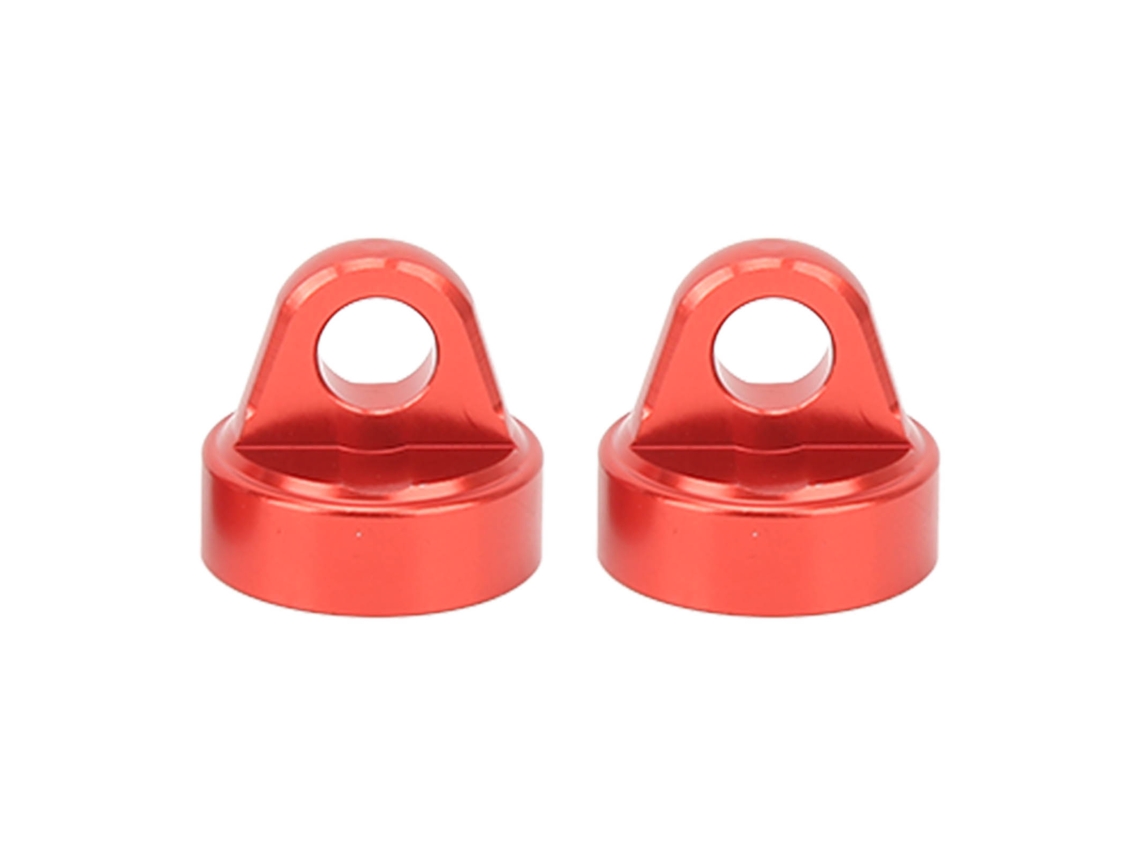 Tapa Superior Amortiguador Rc De Aleación De Aluminio Protector Para Tenacity Pro 1/10 2 Piezas Rojas