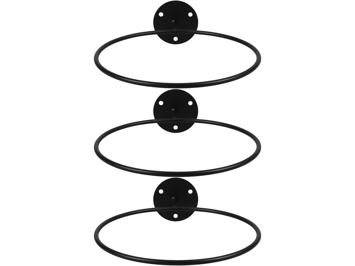 Soporte De Pared De Metal Negro Para Globos, Resistente Al Desgaste Y A La Corrosión.
