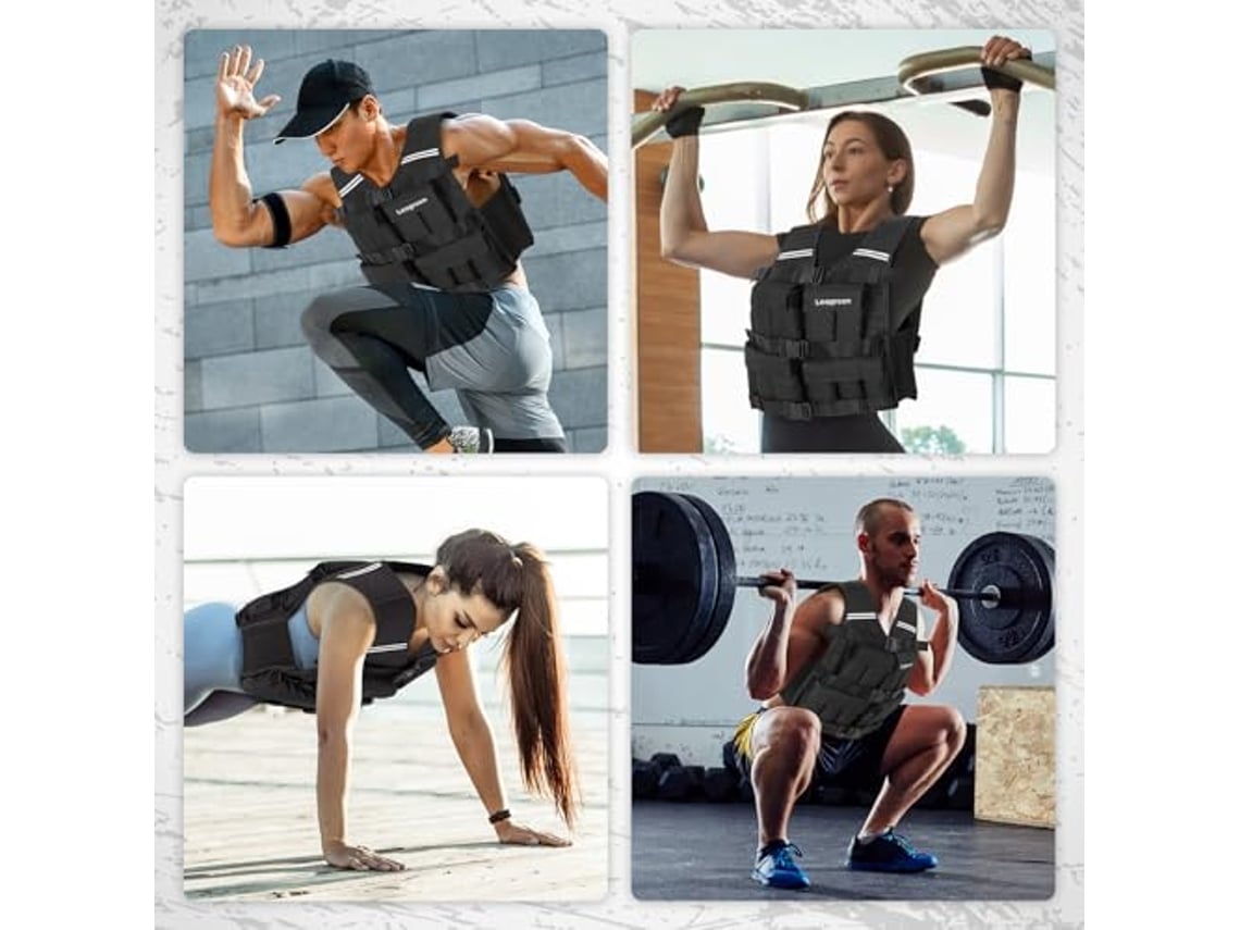 Chaleco Lastrado 10kg, Chaleco De Entrenamiento Con Pesas