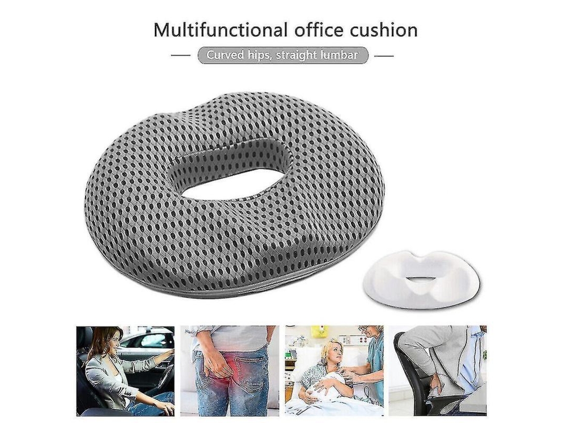 2026-7608-cojín De Asiento Donut 2023 Para Alivio De Dolor Coccyx Hemorroides Postoperatorio Mujer