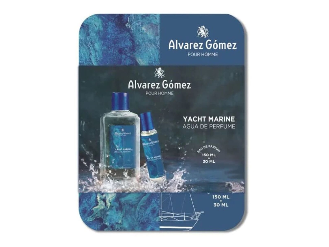 Set de Perfume Hombre ALVAREZ GOMEZ Yatch Marine 2 Piezas