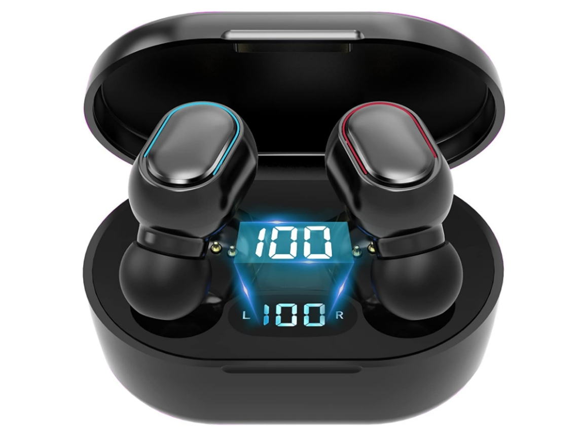 Auriculares AUJEZON intrauditivos estéreo Hi-Fi sin Horas de reproducción Impermeables Bluetooth Negro