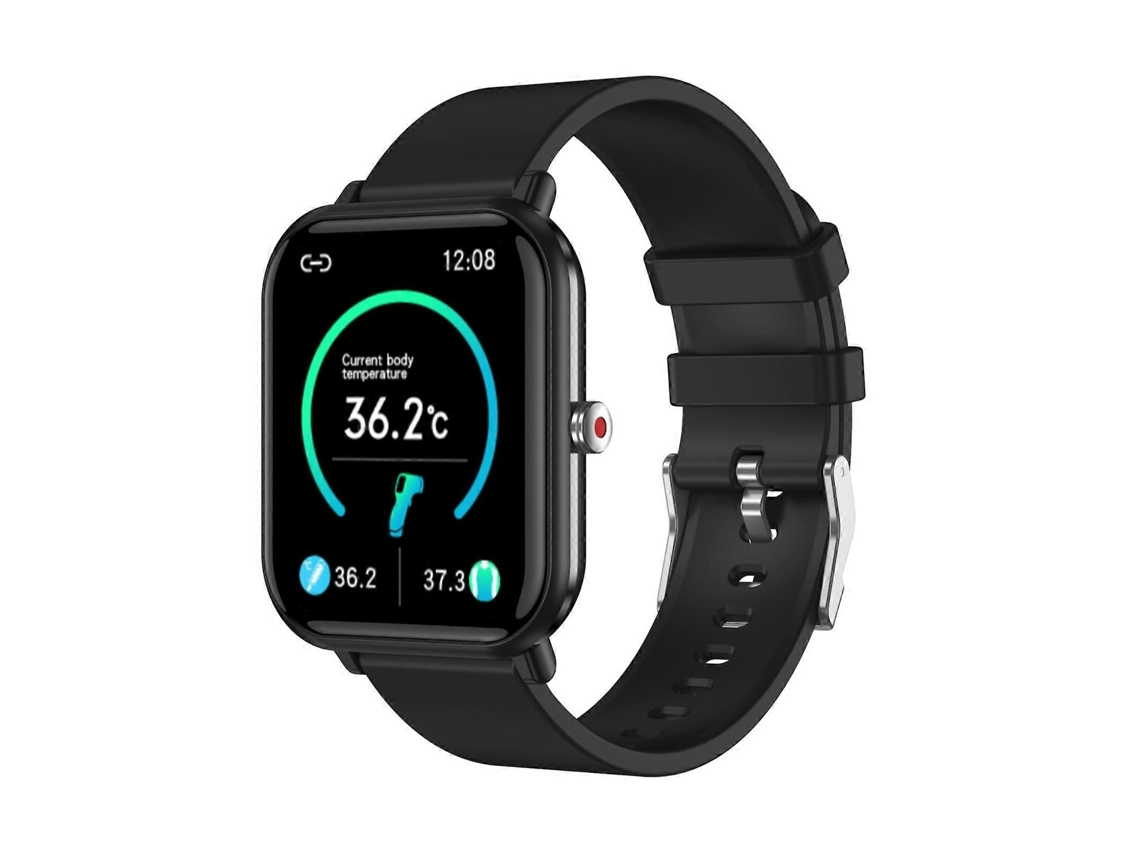 Reloj inteligente Q9 Pro con pantalla TFT HD de 1,7 pulgadas, compatible con control de temperatura corporal y frecuencia cardíaca para bicicletas eléctricas.