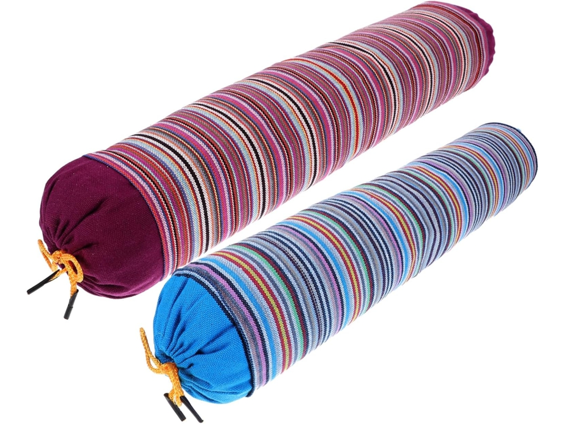 2 Almohadas Cervicales De Algodón Natural Transpirable Con Aroma A Té Para Soporte Del Cuello Y La Postura