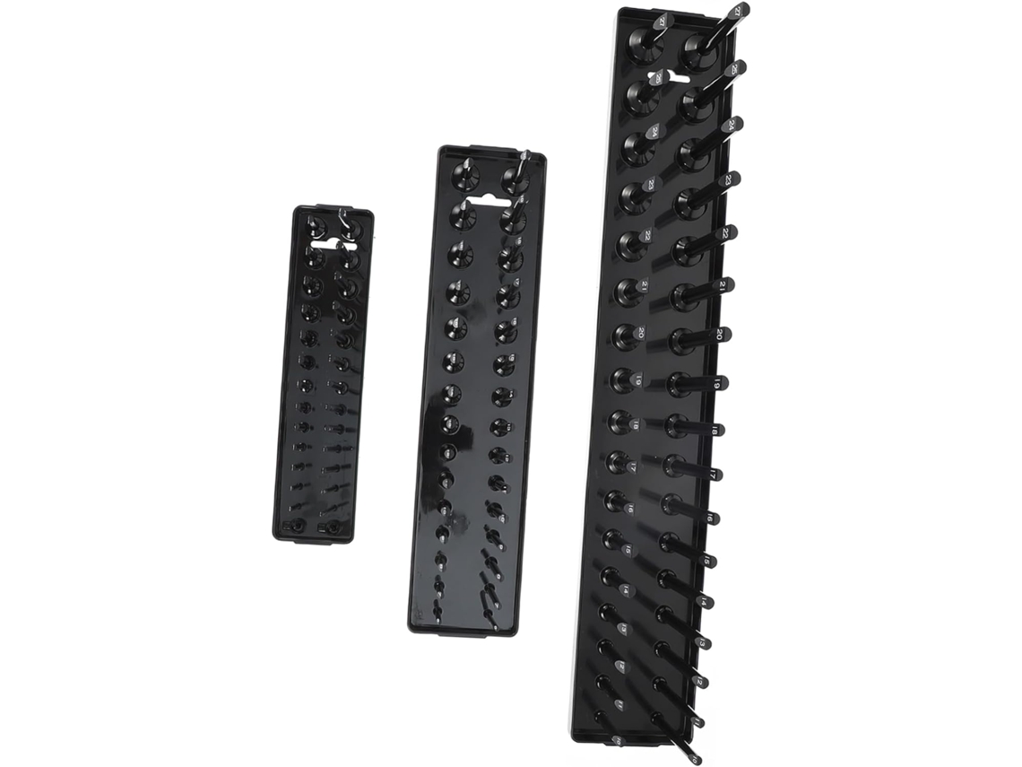 Conjunto De 3 Bandejas Organizadoras Para Soquetes, Com Medidas Métricas E Sae