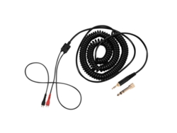 Cabo de Áudio de Fone de Ouvido Cabo de Bobina de Mola de Substituição Fones de Ouvido Para Sennheiser Hd25/560/540/480/430