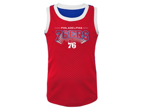 Camiseta para Niño OUTERSTUFF Ensemble Enfant Nba Philadelphia 76Ers Rojo para Baloncesto (Talla:7 Años)