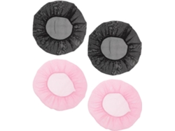 Lot De 4 Bonnets De Nuit En Maille Respirante Enveloppants Souples Con Filet Taille Unique Élast...