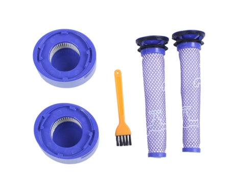 Substituição de 2 pacotes para pré-filtro dyson v8 + pós-filtro hepa