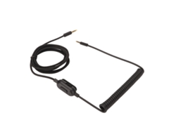 Cable En Espiral Para Auriculares Logitech Gpro G233 G433, Conector Macho-macho De 3,5 Mm, 200 Cm, Con Control De Volumen Y Silencio.