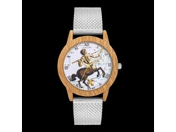 Reloj Analógico De Cuarzo Unisex Zhoulianfa Con Correa De Malla Plateada.