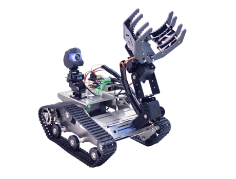 Wifi Bluetooth- Kit de Coche Robot Tanque Fpv Con Palanca Garra Grande