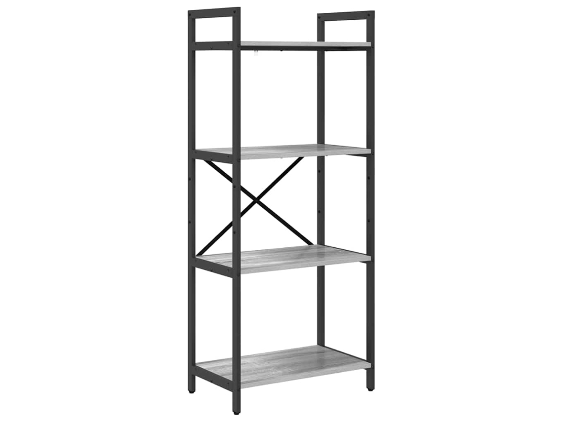 Maison Exclusive - Estante De Libros Gris Sonoma 56 X 34 X 133,5 Cm
