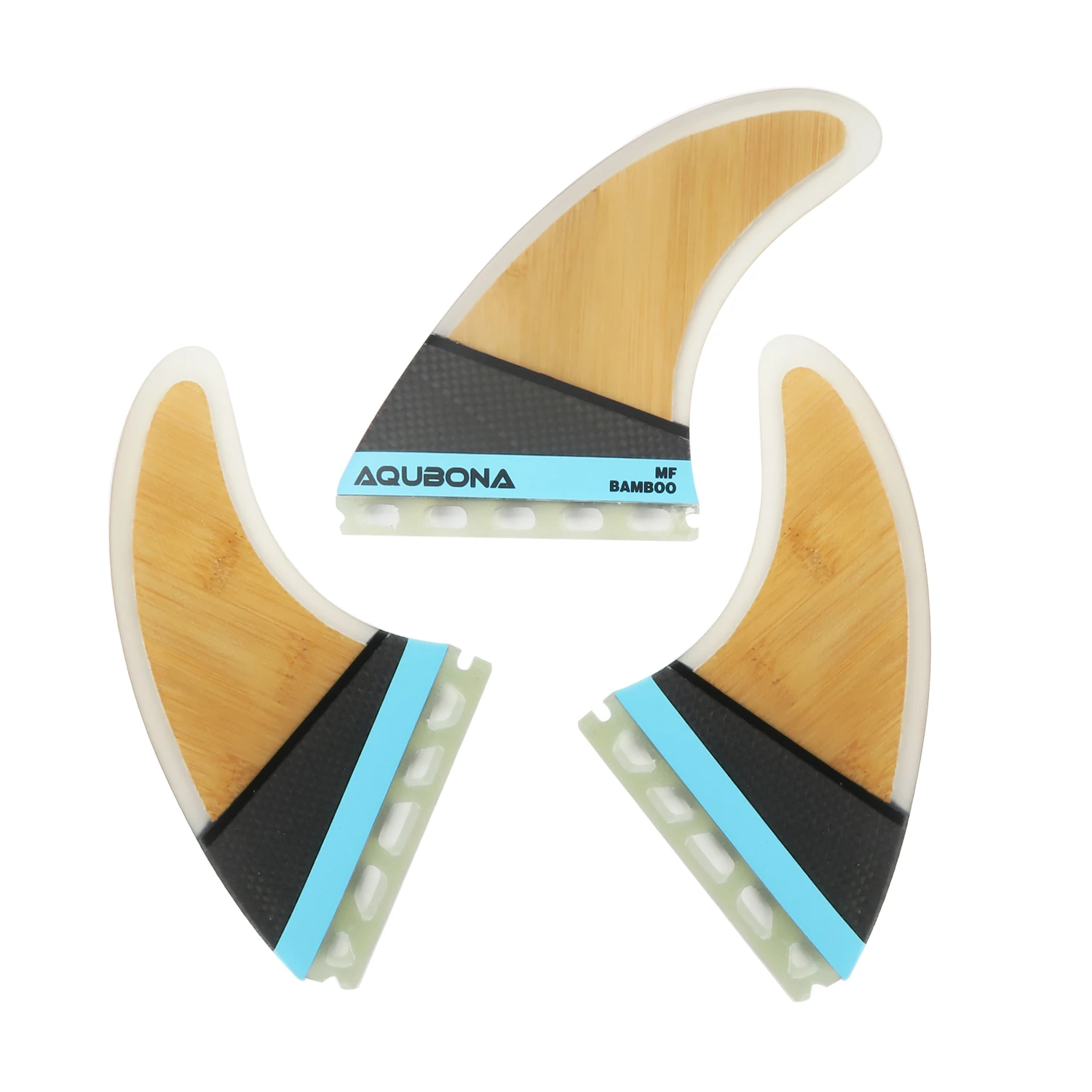 (color Madera, Paquete De 3 Piezas) Quillas Para Tabla De Surf, Con Funda, Tornillos Y Llave Para Quillas.