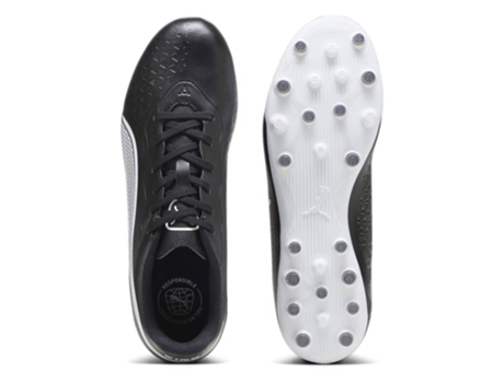 Botas de fútbol Unisex para Fútbol PUMA King Match Mg Negro (43)