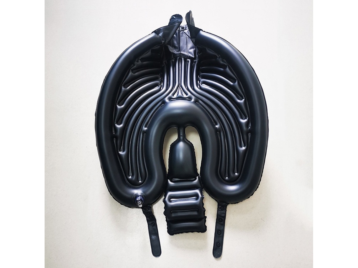 Lavabo Hinchable De Pvc Para Champú - Lavabo Negro Con Bomba Manual