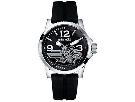 Reloj MARC ECKO Hombre (Silicona - Negro)