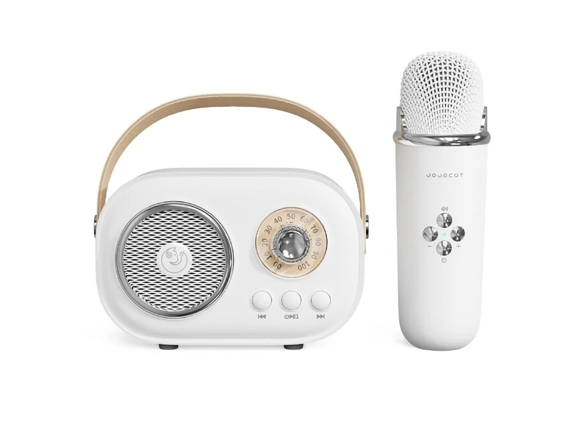Mini máquina de karaoke Máquina de karaoke para niños y adultos Karaoke con micrófono Altavoz Bluetooth portátil con micrófono Yizhood