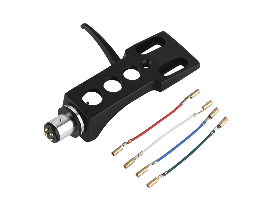 Soporte Universal Para Tocadiscos Lp Con Cables De Conexión De Cobre Libre De Oxígeno.