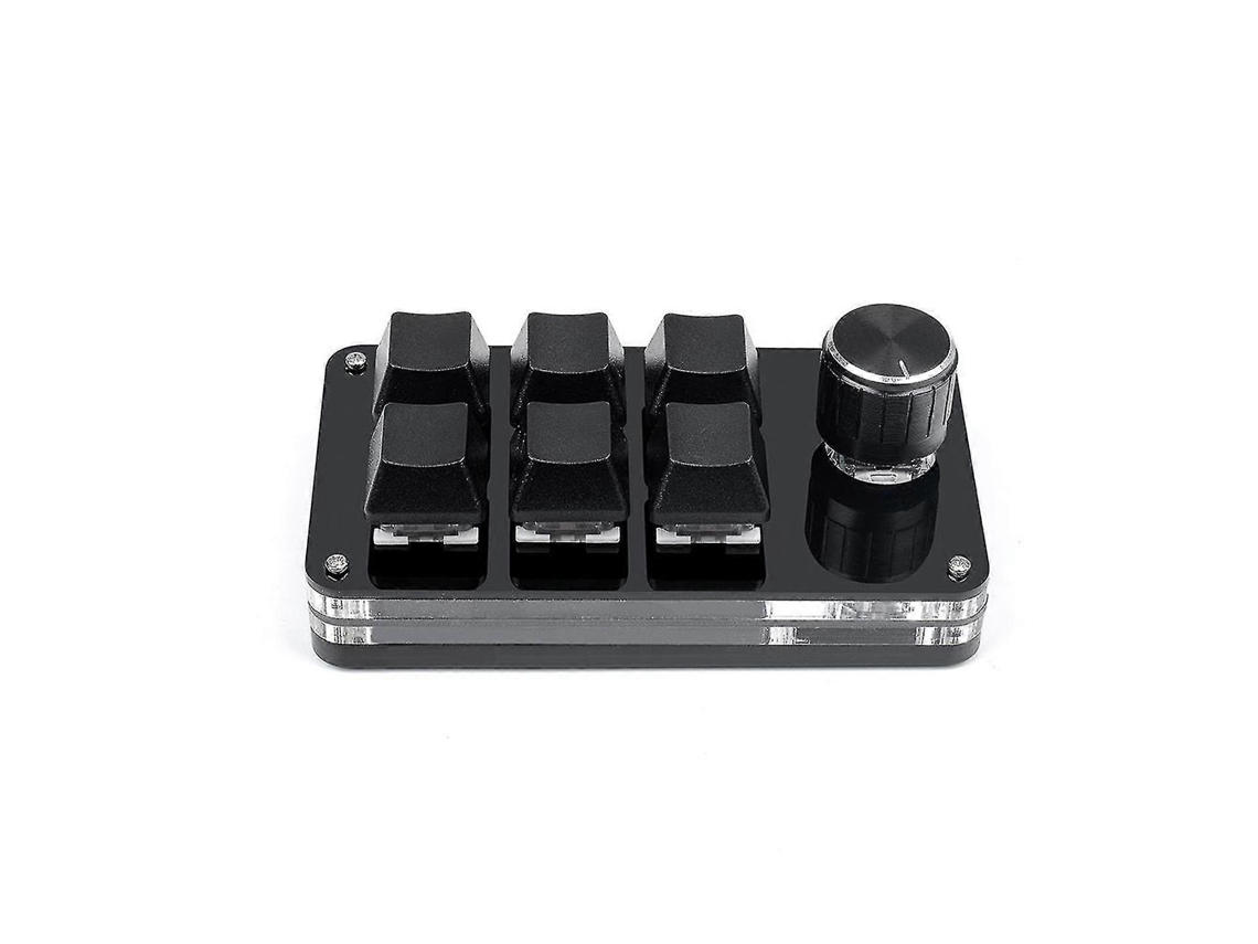 Teclado inalámbrico compatible con Bluetooth con botón de macro personalizado, teclado de 3 a 12 teclas Everley891