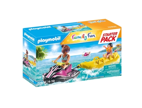 Family Fun Starter Pack Moto de Agua Con Bote Banana PLAYMOBIL