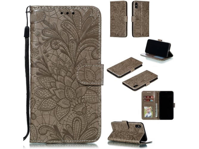 Funda iPhone XR WISETONY Befospey-530 Gris