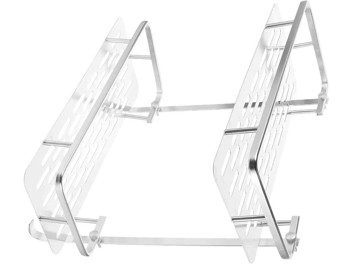 Estantería De Pared Doble Capa Para Baño,