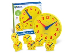 Reloj educativo para el aula de Learning Resources - Reloj de juguete educativo