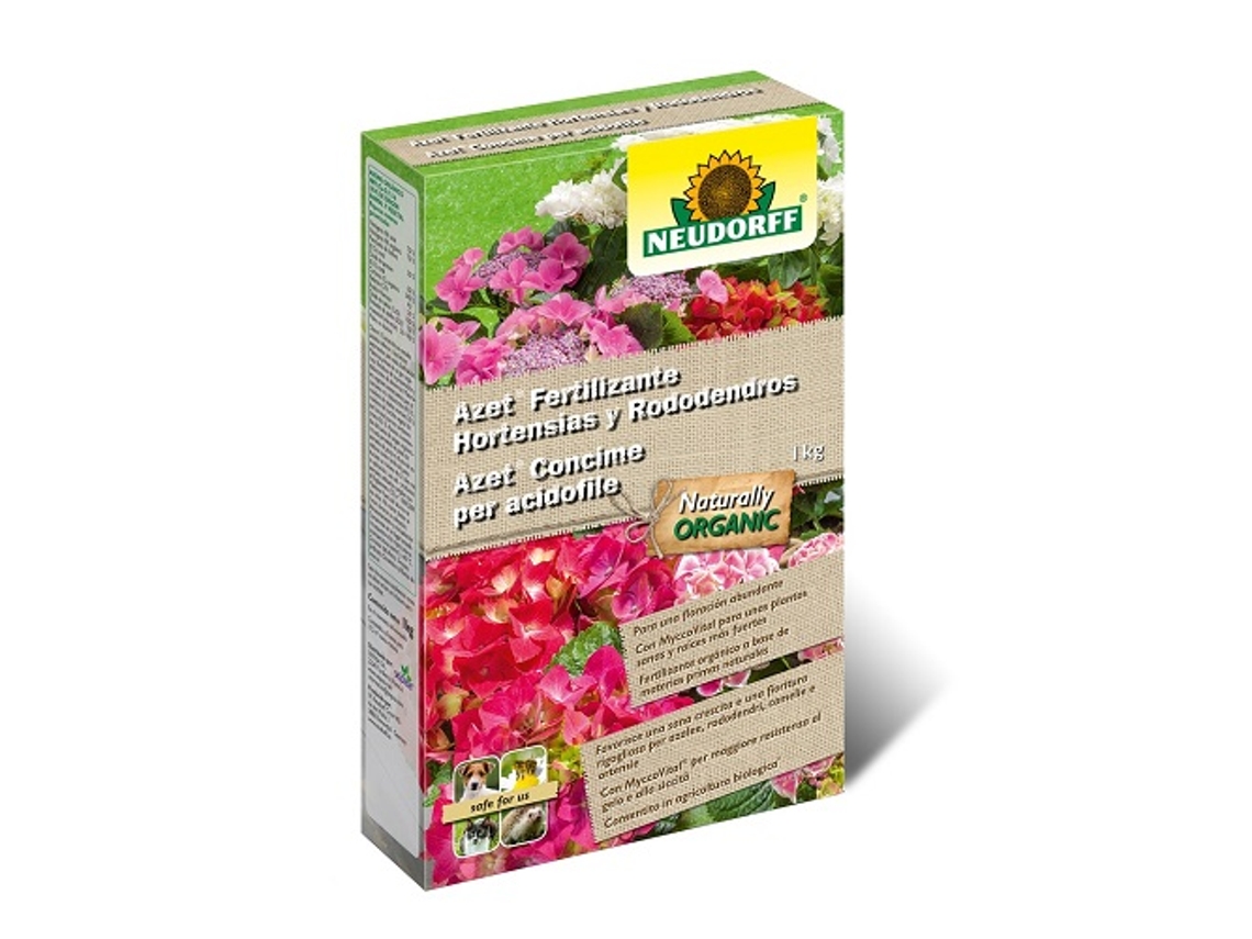 Grânulos de fertilizante orgânico de hortênsia NEUDORFF 1 kg