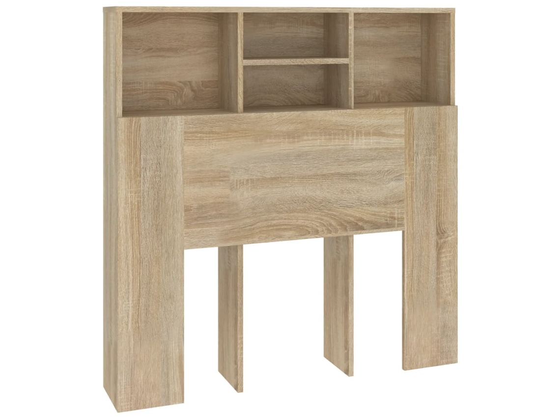 Mesilla de noche MAISON EXCLUSIVE en roble Sonoma (100x19x103,5 cm)