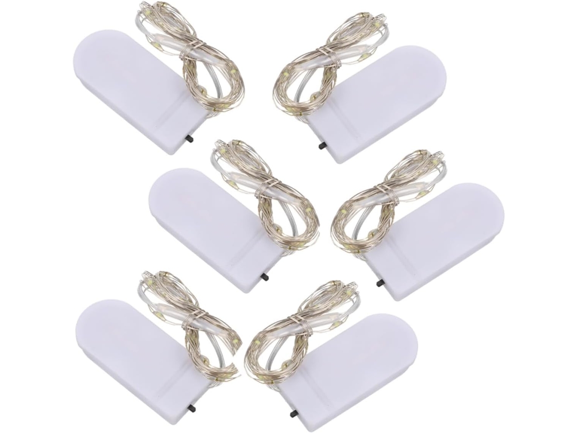 Juego de 6 luces navideñas decorativas para fiestas y habitaciones. ¡Diseño encantador y divertido! Gokoco