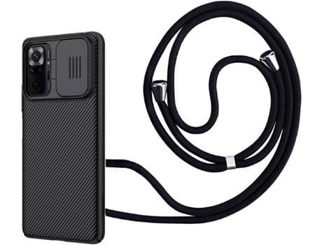 Funda Redmi Note 10S Camshield con Collar Negro