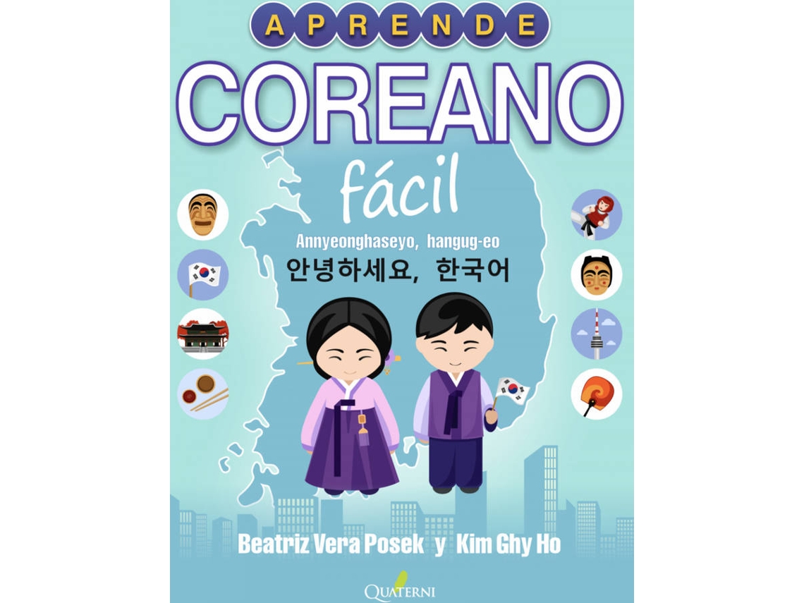 Libro Aprende Coreano Fácil de Beatriz Vera Poseck e Kim Ghi Ho (Español)
